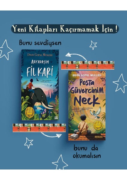 4.5.sınıf-Arkadaşım Fil Kari, Posta Güvercinim Neck (2kitap)