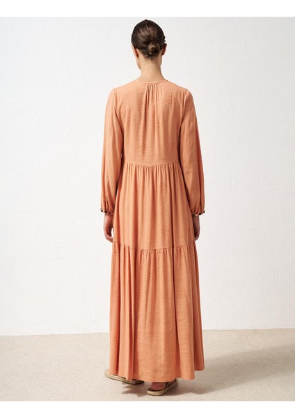 Yarım Pat Püsküllü Elbise modelleri