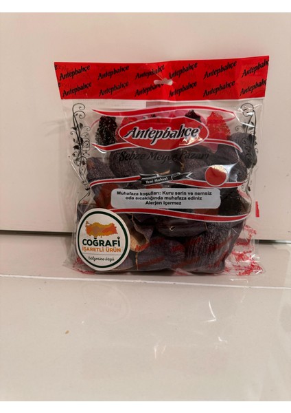 Dolmalık Kuru Patlıcan 3 Paket (15O Adet) Dolmalık Antep Patlıcanı