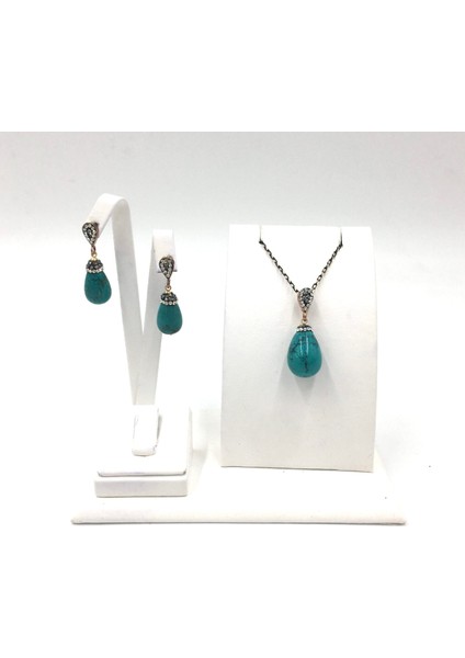 Mini Markazit Turkuaz Otantik Doğal Taş Set fiyatları