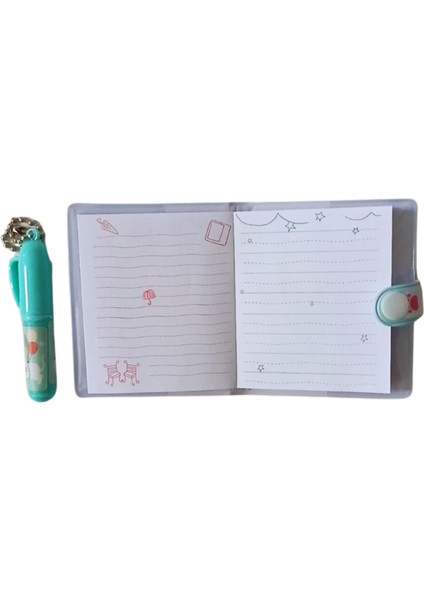 Kalemli Podifik Mini Defter - 3'lü Set - Kedi Figürlü