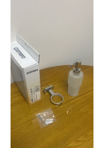 Adnoss Camero Otto Sıvı Sabunluk Camlı OTT-C1006
