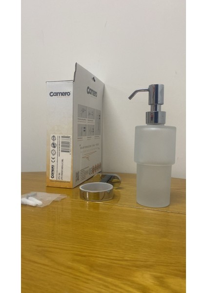 Adnoss Camero Otto Sıvı Sabunluk Camlı OTT-C1006