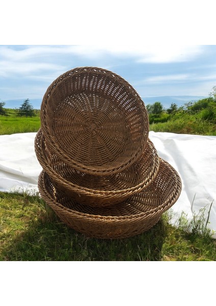 3'lü Genel Amaçlı Sele Sepeti Yuvarlak - 621