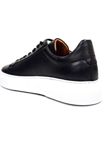 Çanta Siyah-Beyaz Hakiki Deri Sneaker Ayakkabı 632.2501 modelleri