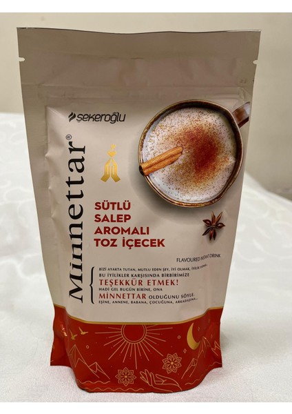 Minnettar Sütlü Sahlep Aromalı İçecek
