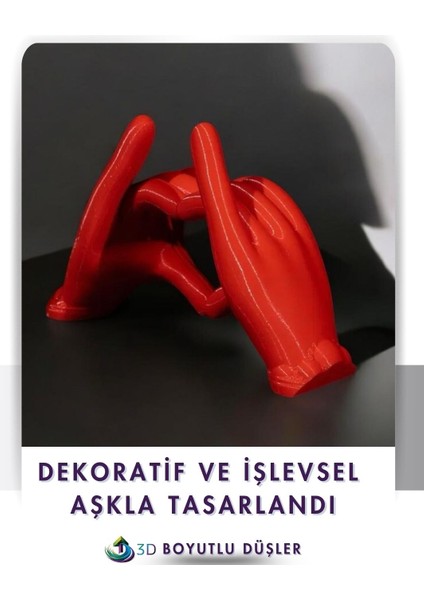 Kalp Eller Telefon Tutacağı ve Fotograf Çerçevesi fırsatları