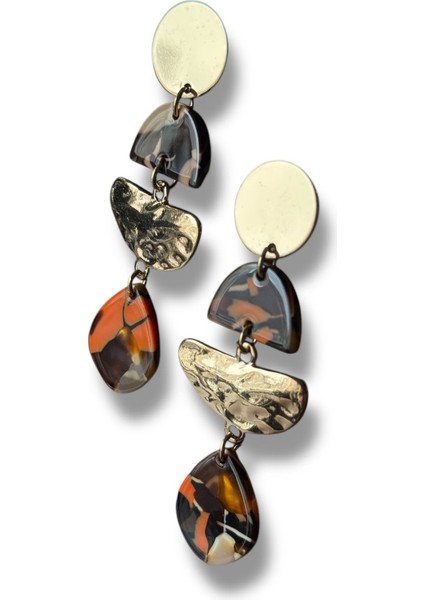 Yuvarlak Katlı Sallantılı Bijuteri Kolye