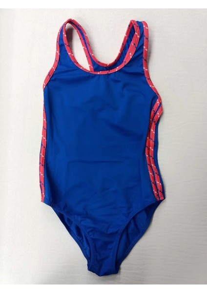 Düz Renk Kız Çocuk Yüzücü Mayo