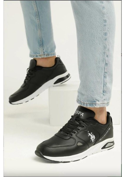 U.S Polo Assn. 101163801 Vance 2PR Siyah Erkek Spor Ayakkabı