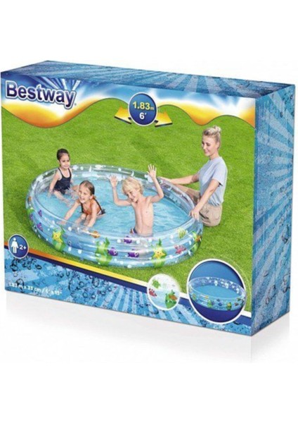 Bestway Şişme Havuz, 183 cm genişlik, 33 cm derinlik, 2 pompa durumu, pompa dahil değildir fiyatları