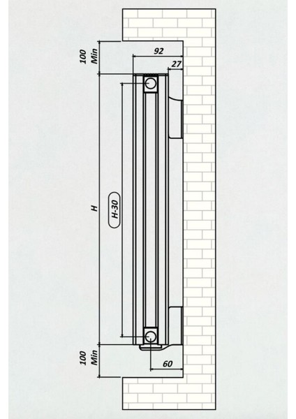 Argus Alüminyum Radyatör 1000 x 350 (5 Dilim) Kırık Beyaz