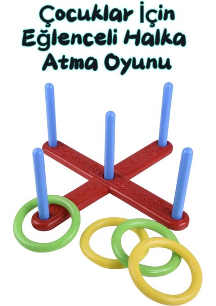 Halka Atma Oyunu 4'lü Halka Çember Atma Oyunu Aile Oyunu
