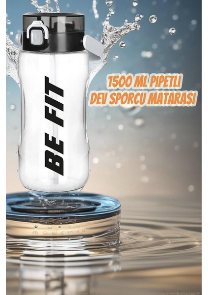 Watermode 1500 ml Dev Sporcu Su Matarası. Evde/okulda/işte