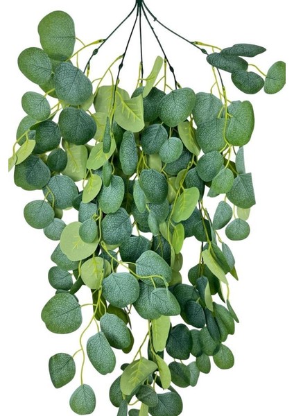 Yapay Çiçek Sarkan Pastel Lüx Okaliptus Büyük Yapraklı Yapay Sarmaşık 75*40CM