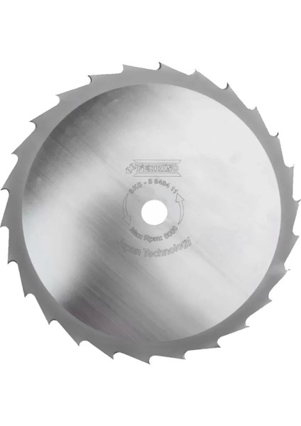 Motorlu Tırpan Japon Bıçak Daire Testere 255MM Deliksiz Gri