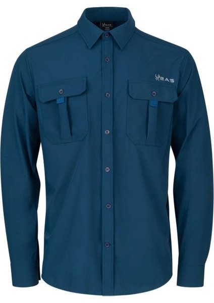 gear lacivert erkek uzun kollu gömlek