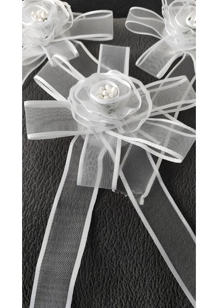 Beyaz Bohça Çeyiz Tepsi Valiz Süsleme Süsü