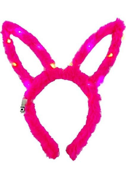 Fuşya Tavşan Peluş Işıklı Taç 13 x 10 cm fiyatları