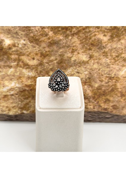 Elmas Montür Rosegold Özel Üretim Gümüş Set Takım - LVRSET07 modelleri