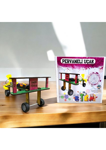 Pervaneli Uçak Stem Eğitim Bilim Seti