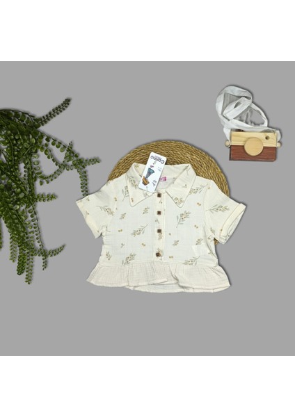 Kız Çocuk Şort Etek- Müslin Gömlek Ikili Takım fiyatları