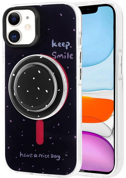 Apple iPhone 11 Kılıf Tiktak Manyetik Şarj Pop Soketli Kapak