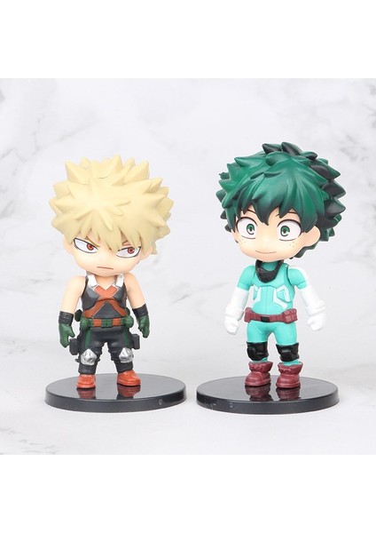 5 Li Set Takım My Hero Academi Pvc Figürler Oyuncaklar Anime