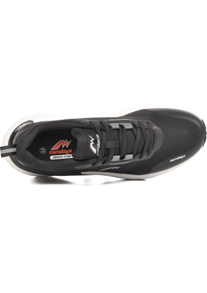 Siyah Fileli Hafif Memory Foam Erkek Spor Ayakkabı M-5247 M