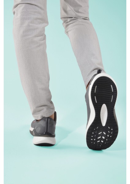 Siyah Fileli Hafif Memory Foam Erkek Spor Ayakkabı M-5247 M