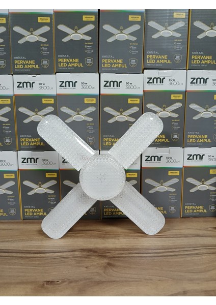 50 Watt Kristal Pervane LED Ampül (Beyaz Işık)