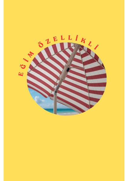 240 cm Çapında Eğilebilir Özellikli Güneş Geçirmez Şemsiye fiyatları