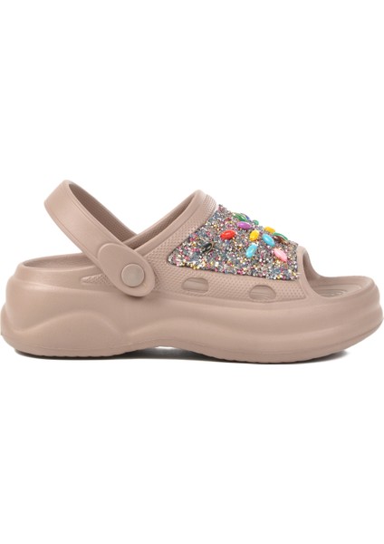 Vizon Işlemeli Hafif Eva Kadın Sabo Terlik E-800 Z