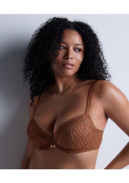 Stardust Dream Push-Up Sütyen, Sedef Efektli Işleme ve Altın Detaylı indirimleri