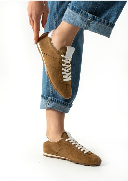 Fulgor Vizon Hakiki Deri Kadın Sneakers modelleri