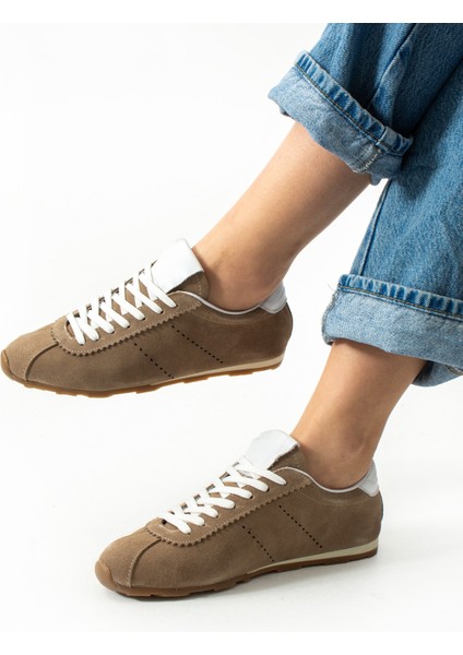 Fulgor Krem Hakiki Deri Kadın Sneakers fiyatları