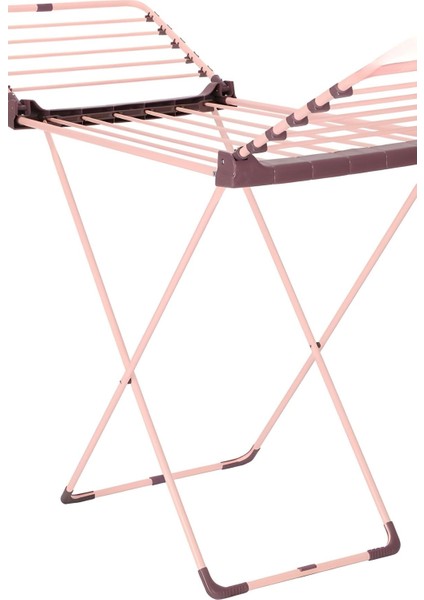 Forever Kalın Borulu Kanatlı Büyük Boy Çamaşır Kurutmalığı-Pembe