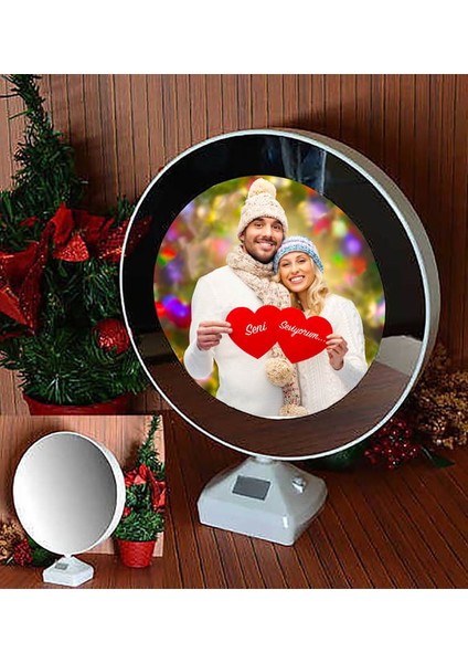 Kişiye Özel Fotoğraf Çerçeveli Sihirli Ayna