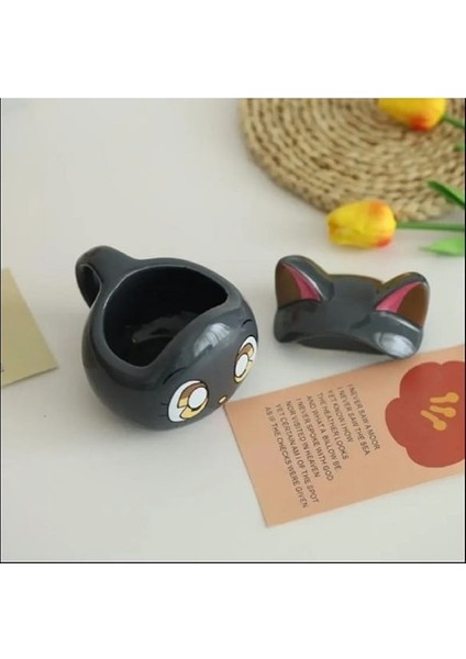 Anime Sailor Moon Luna Sevimli Karikatür Kedi Seramik Yaratıcı Fincan Sevimli Kupa Bardak fırsatları