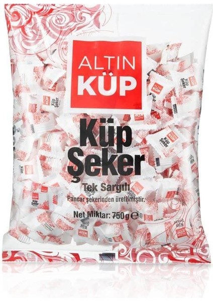 Tek Sargılı Küp Şeker 750 gr