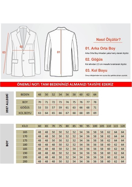 Allegri Erkek Hardal Desenli Slim Fit Mono Yaka Spor Blazer Ceket
