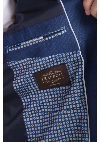 Adelfo Erkek Indigo Diagonel Süet Slim Fit Mono Yaka Spor Blazer Ceket fırsatları
