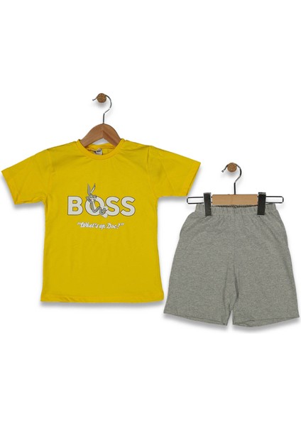 Boss Baskılı Çocuk Takımı