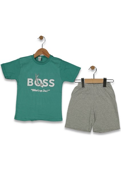 Boss Baskılı Çocuk Takımı