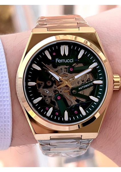 Otomatik Çelik Kordon 3 Atm Suya Dayanıklı Özel Tasarım Erkek Kol Saati AX.014X1 fiyatları