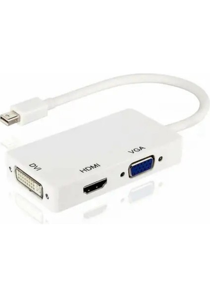 Platoon PL-7241 Mini Displayport To Hdmı(4k*2k) DVI To Displayport To VGA Çevirici