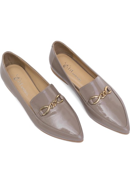 Elit Fiora Kadın Rugan Deri Casual Ayakkabı Siyah fiyatları