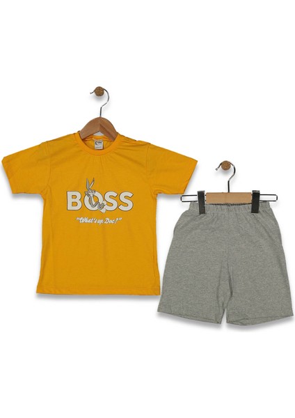 Boss Baskılı Çocuk Takımı