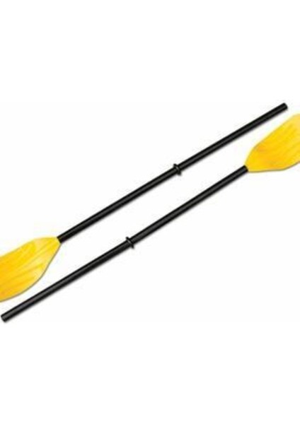 Bestway İki Parça Plastik Kürek, 124 cm, Pompa Dahil, Geniş ve Yükseklik 124 cm