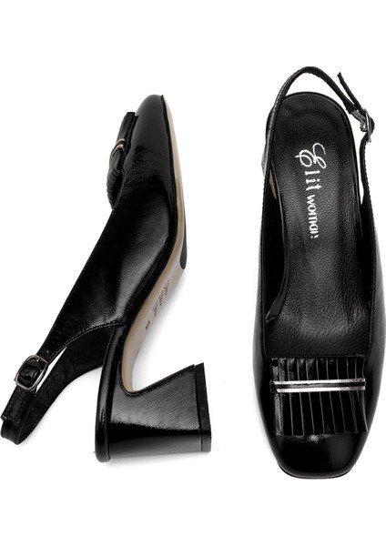 Elit Nivara Kadın Deri Klasik Topuklu Ayakkabı Bej fırsatları